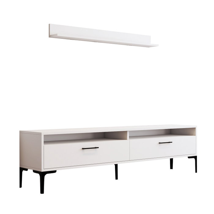 Hanah Home Istanbul Unidad de TV Blanco Hanah Home Istanbul Unidad de TV Blanco